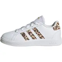 Adidas Sportschoen 'Grand Court 2.0' beige / camel / donkerbruin / wit