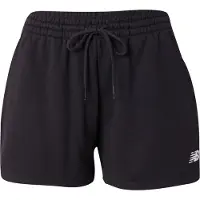 New Balance Sportbroek 'Essentials' zwart / wit