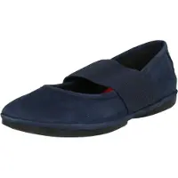 Camper Ballerina met riempjes 'Rign' donkerblauw