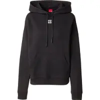 HUGO Sweatshirt 'Delfinia' zwart / wit