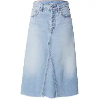 Levi's Rok 'High Rise A Line Decon Skirt' lichtblauw