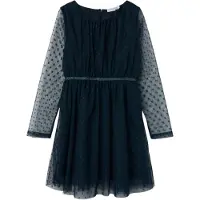 Name it Jurk 'NKFVabos' smoky blue / nachtblauw