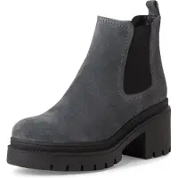Tamaris Chelsea boots donkergrijs