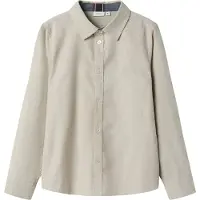 Name It Kids Overhemd 'NKMNewsa' beige gemêleerd