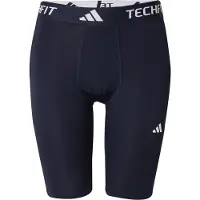 Adidas Sportbroek 'TECHFIT Compression Training Short' nachtblauw / wit