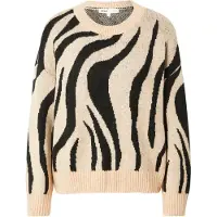 ONLY Trui 'ONLHAZEL' beige / zwart