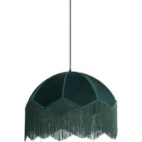 Light & Living Hanglamp Ø50x38 cm MALACIA velvet groen