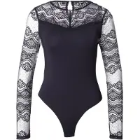 Pieces Shirt body 'SINNA' zwart