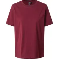Pieces Shirt 'PCRia' wijnrood