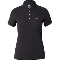 Levi's Shirt 'Slim Polo Shirt' rood / zwart