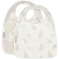 Jollein x Nijntje Slab Waterproof Miffy&Snuffy - Nougat - 2 Stuks