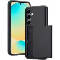 IMoshion Backcover met pasjeshouder voor de Samsung Galaxy S24 FE - Zwart