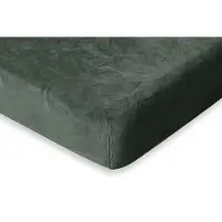 Eleganzzz Hoeslaken Flanel Fleece 35cm Hoekhoogte - green 160x200cm