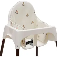 Jollein - Stoelverkleiner Nostalgic Ride - Waterafstotend - Stoelverkleiner Voor IKEA Kinderstoel, Baby - Hobbelpaardjes