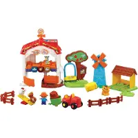 Vtech Zoef Zoef Dieren Vrolijke Dierenboerderij - Cadeau - Speelfigurenset - Speelgoed met Liedjes & Reacties - 1 tot 5 Jaar