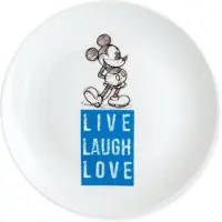 Egan Disney Gebaksbordje Mickey Mouse Live Laugh Love Blauw 19,5cm