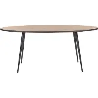 Beliani OTTAWA - Eettafel - Donkerhout - MDF