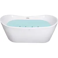 Beliani ANTIGUA - Whirlpool - Wit - 80 x 168 cm - Acryl