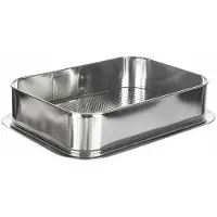 Tortownica rechthoekige springvorm - Bakvorm - Cakevorm - 34 x 24 x 8 cm zilver