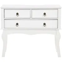 Beliani LAMAR - Kaptafel - Wit - MDF
