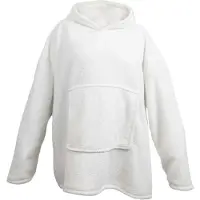 Unique living hoodie luna dove white -70x87cm