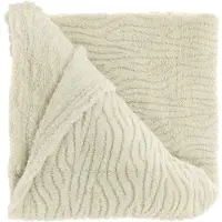 Unique living plaid clio dove white -150x200cm