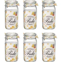 Bormioli Rocco Weckpot Fido 11 x 11 cm / 1.5 liter - 6 stuks