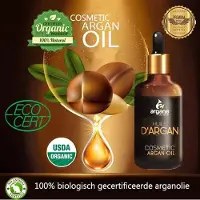 Argane Achifae Argan Olie - 50ml Puur & Bio Gecertificeerd Voor Huid, Haar & Lichaam