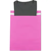 Artipack Papieren verzendzakken | Roze | 48 + 12 x 37 cm (Webshop Kleding) | 20 stuks