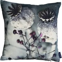 Mars & More kussen fluweel natuur papaver 45x45cm*