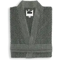 ISleep Badjas Grant - 100% Katoen - Unisex - Maat XL - Classic Anthracite