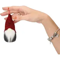 Springos Kerstversiering | Kerstdecoratie voor binnen | Kersthanger | Kerstkabouter | Witte Baard | 1 stuk