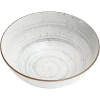 COSY&TRENDY ​Cosy & Trendy Kom Sintra Dusty Blue Ø 16 cm - Aardewerken Kom in Blauwe Tint - Ideaal voor Soepen, Salades en Desserts - Vaatwasserbestendig en Magnetronbestendig​