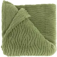 Unique living plaid clio tea green -150x200cm