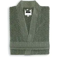 ISleep Badjas Grant - 100% Katoen - Unisex - Maat XL - Army Green