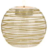 Goodwill - Waxinelichtjeshouder - Goud - L10 x H10 cm - 2 stuks