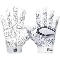 Cutters - American Football - NFL - S150 - Handschoenen - Game Day - TOPO - Receiver Gloves - Wit - Volwassenen - Large/X-Large