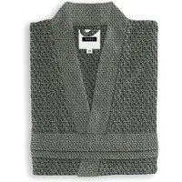 ISleep Badjas Grant - 100% Katoen - Unisex - Maat M - Classic Anthracite