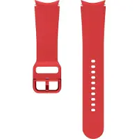 24hShop Galaxy Watch 4 Sport Bandje 20mm Maat M/L - Rood