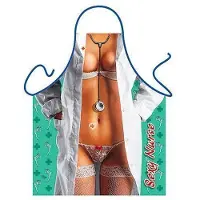 Benza Schort Sexy Nurse/Zuster - Sexy/Leuke/Grappige/Mooie Keukenschort
