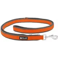 Petlando Dressuurlijn Outdoor oranje - verstelbare hondenlijn maat S - 230 cm x 1.5 cm
