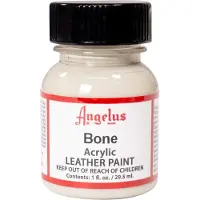 Angelus Leather Acrylic Paint - textielverf voor leren stoffen - acrylbasis - Bone White - 29,5ml