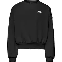 Nike Sweatshirt 'Club Flc' zwart / wit