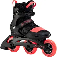 K2 Trio Lt 100 Dames Inline Skate Zwart Coral 07.0 / 37 Zwart / Coral