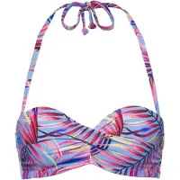 LASCANA Bikinitop blauw / gemengde kleuren