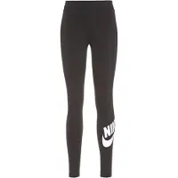 Nike grote swoosh-logo zwarte legging