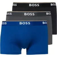 BOSS Heren Pak 3 Troncal 3P blauw, grijs, navy blauw, grijs, navy (S), Homewear, Katoen, Marineblauw 50475274