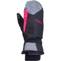 CMP - Kid's Twill Ski Mitten - Handschoenen 6, zwart