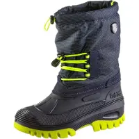CMP Snowboots 'Ahto' navy / duifblauw / limoen / zwart