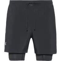Under Armour Sportbroek 'Launch' zwart / wit